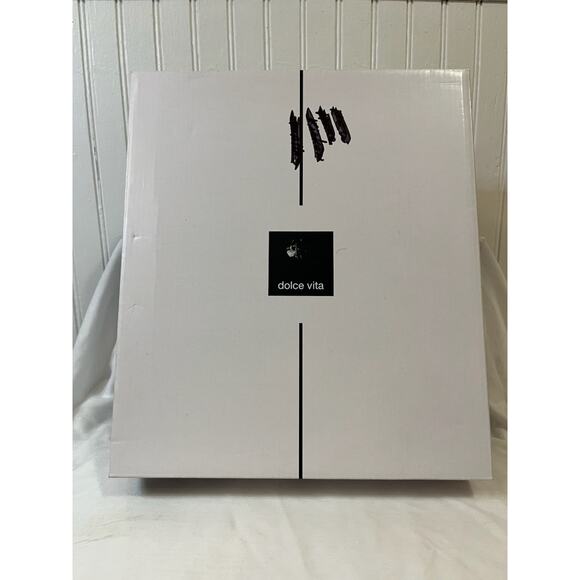 Dolce Vita Shreya Western Ankle Boots, Size 7 Cream Block Heel – New w/ Box - Picture 5 of 6